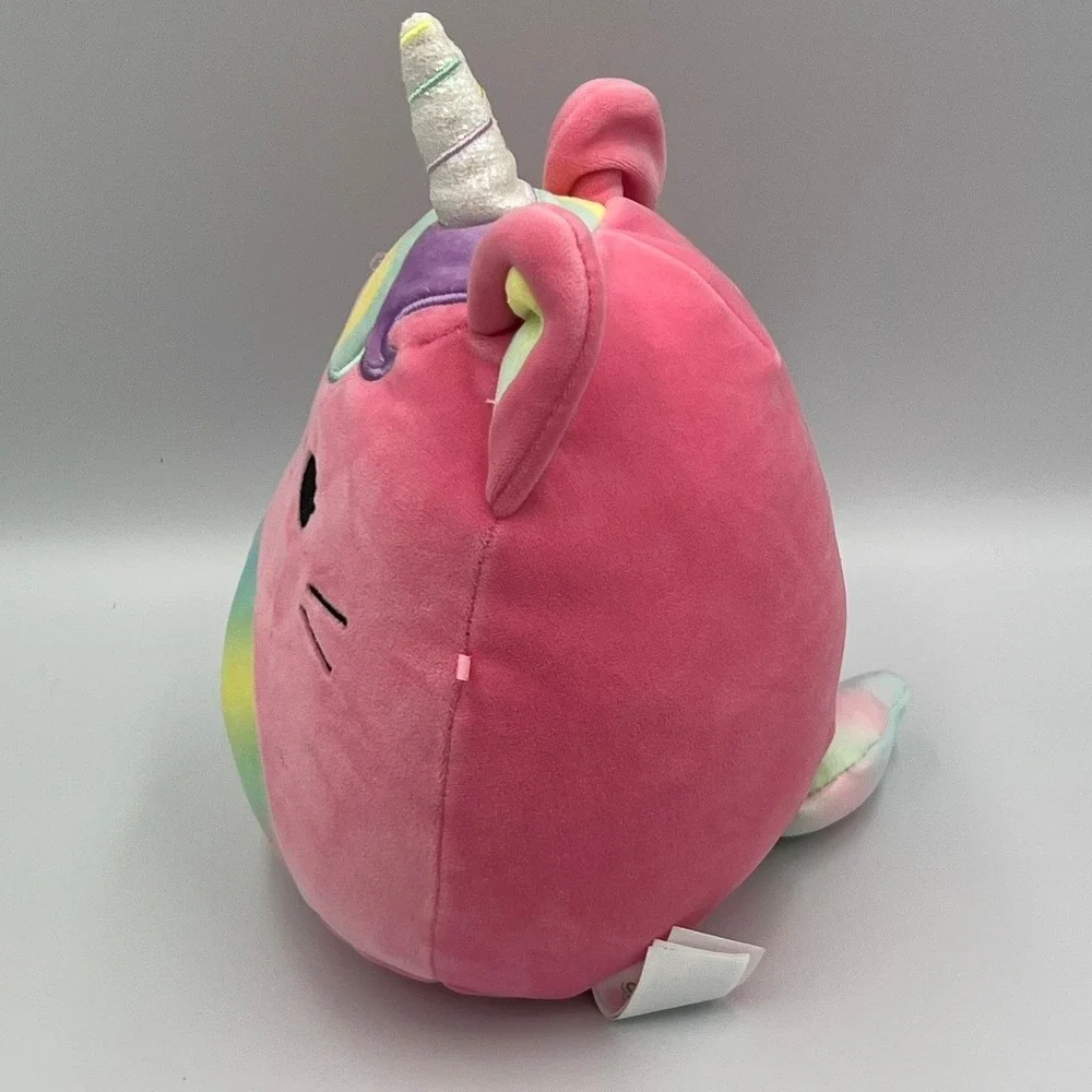 Squishmallows Plush Caticorn 8in Pink Very Good 1pc Rainbow Star Eye 2024